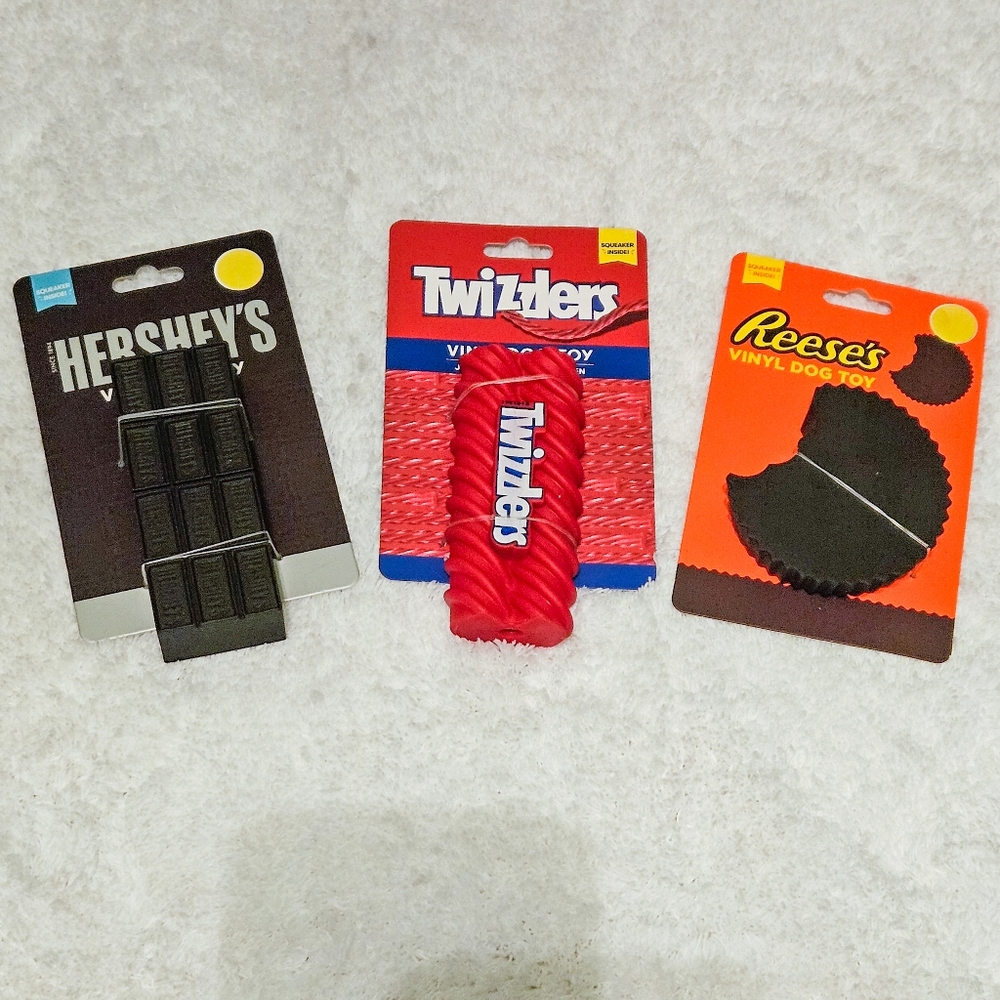 Dog 3pc Chocolate Valentine's Toy Set